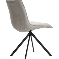 Clearance Eetkamerstoel Fare microleder beige Eetkamerstoel