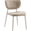 Clearance Eetkamerstoel Gomba microvezel beige Eetkamerstoel