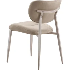 Clearance Eetkamerstoel Gomba microvezel beige Eetkamerstoel