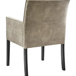 Clearance Eetkamerstoel met armleuning Avanza beige Armstoel|Eetkamerstoel