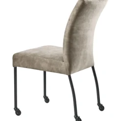 Discount Eetkamerstoel Sessione velvet beige Eetkamerstoel