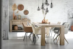 Hot Eetkamerstoel Turelli draaibaar beige Armstoel|Eetkamerstoel