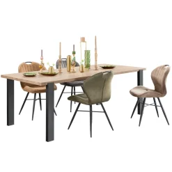 New Eettafel Adanti 160x90 cm rechthoekig Woonseries|Eettafel