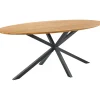 Hot Eettafel Aska teak 240x120 cm ovaal naturel brushed Woonseries|Eettafel