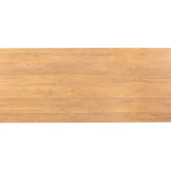 Best Eettafel Aska teak 200x95 cm rechthoekig naturel brushed Woonseries|Eettafel