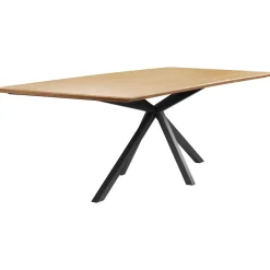 Discount Eettafel Belvio 210x100 cm rechthoekig light oak Woonseries|Eettafel