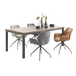 Eettafel Hevano eikenhout 130x80 cm rechthoekig Woonseries|Eettafel