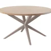 Eettafel Mascaro 140 cm rond misty oak Woonseries|Eettafel