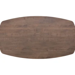 Clearance Eettafel Mascaro 250x128 cm Deens ovaal dark mango Woonseries|Eettafel