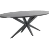 Sale Eettafel Mascaro 220x120 cm ovaal zwart Woonseries|Eettafel
