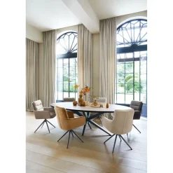 Eettafel Mascaro 250x128 cm ovaal mango Woonseries|Eettafel
