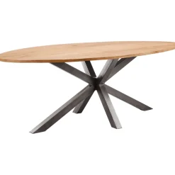 Hot Eettafel Mesola mangohout 230x115 cm ovaal natural Eettafel|Woonseries