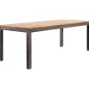 Outlet Eettafel Mesola mangohout 220x100 cm rechthoekig natural Woonseries|Eettafel