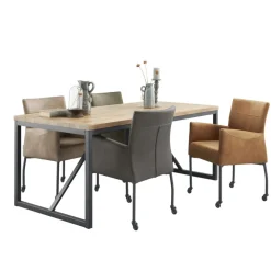 Sale Eettafel Ricardi 140x85 cm rechthoekig mango Woonseries|Eettafel
