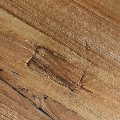 Eettafel Romaro teakhout 220x100 cm Deens ovaal mix rough Woonseries|Eettafel