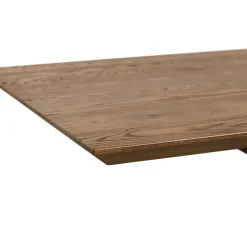 Outlet Eettafel Tavolo eikenhout 200x100 cm rechthoekig donkerbruin Woonseries|Eettafel