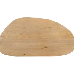 Online Eettafel Tavolo eikenhout 230x115 cm kiezel bruin Woonseries|Eettafel