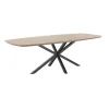 Hot Eettafel Tavolo eikenhout 240x100 cm Deens ovaal lichtbruin Woonseries|Eettafel