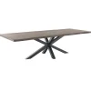 New Eettafel Tavolo eikenhout 280x110 cm rechthoekig grijs Woonseries|Eettafel