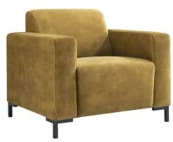 Best Fauteuil Alpa pocketveren/HR-schuim zitting gold Standaard Fauteuil