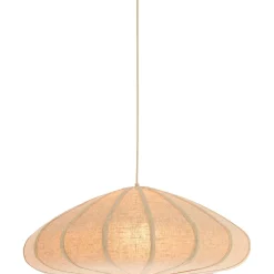 Outlet Hanglamp Cantilupo L naturel linnen 1-lichts Hanglamp