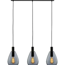 New Hanglamp Felinio smoke glas 3-lichts Hanglamp