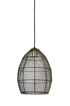 New Hanglamp Marola zwart goud 31x23 cm Hanglamp