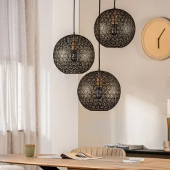 Sale Hanglamp Tossica Ø 30 cm zwart staal Hanglamp