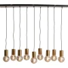 Hot Hanglamp Trecate ruw antiek brons 9-lichts Hanglamp