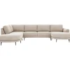 Hoekbank links Aziri ecru supreme comfort Hoekbank