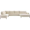 Best Hoekbank links Davanti HR-zitting beige Hoekbank