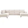 Best Hoekbank links Fabria groot beige basic comfort Hoekbank