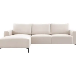 Online Hoekbank Links Fabria polyetherschuim beige Hoekbank