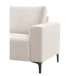 Online Hoekbank Links Fabria polyetherschuim beige Hoekbank