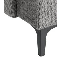 Outlet Hoekbank links Fabria polyetherschuim grijs Hoekbank