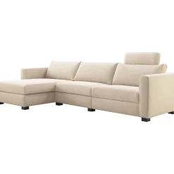 Hot Hoekbank links Licato naturel relaxfunctie premium comfort Hoekbank