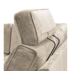 Hoekbank links Licato taupe relaxfunctie excellent comfort Hoekbank