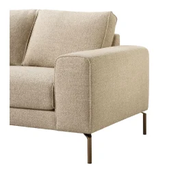 Sale Hoekbank links Linoza taupe supreme comfort Hoekbank