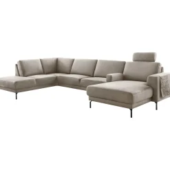 Discount Hoekbank links Moscato traagschuim beige relaxfunctie Hoekbank