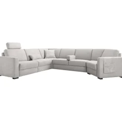 Hoekbank links Muscolo grijs relaxfunctie premium comfort Hoekbank