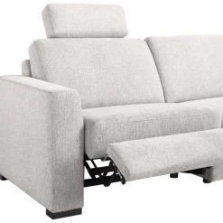 Hoekbank links Muscolo grijs relaxfunctie premium comfort Hoekbank