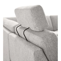 Hoekbank links Muscolo grijs relaxfunctie premium comfort Hoekbank