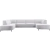 New Hoekbank links Pantini lichtgrijs excellent comfort Hoekbank