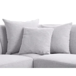 New Hoekbank links Pantini lichtgrijs excellent comfort Hoekbank