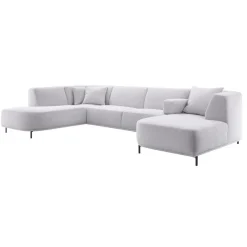 New Hoekbank links Pantini lichtgrijs excellent comfort Hoekbank