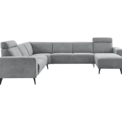 New Hoekbank links Puento gerecycled polyether HR-zitting grijs Hoekbank