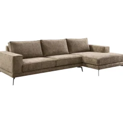 Outlet Hoekbank rechts Andelo bruin premium comfort Hoekbank