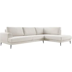Sale Hoekbank rechts Ansio pocket-visco zitting beige Hoekbank