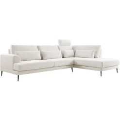 Sale Hoekbank rechts Ansio pocket-visco zitting beige Hoekbank