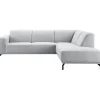 New Hoekbank rechts Bellanti lichtgrijs premium comfort Hoekbank